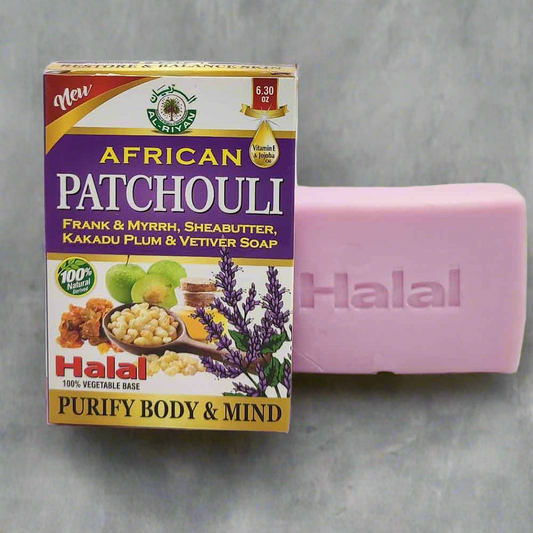 African Patchouli Halal Soap - 6.3 OZ
