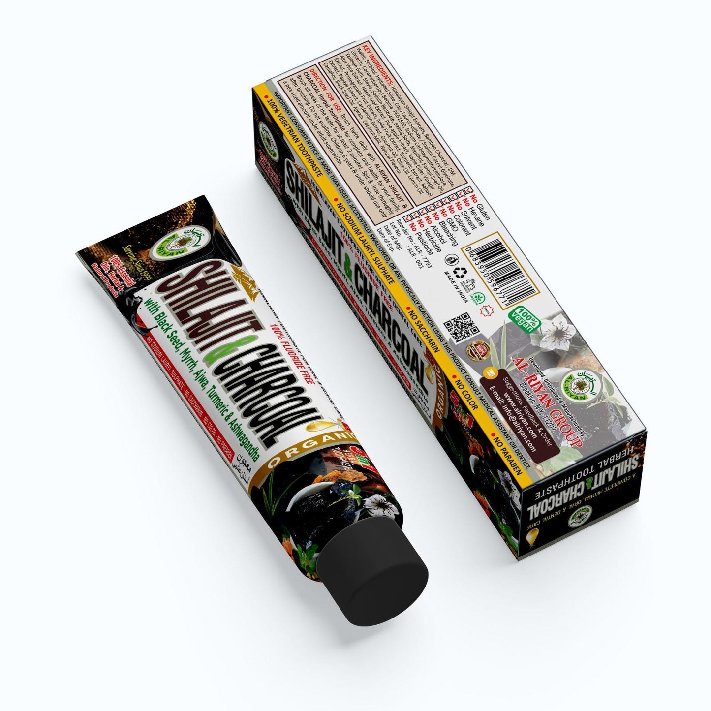Shalajit & charcoal Thoothpaste