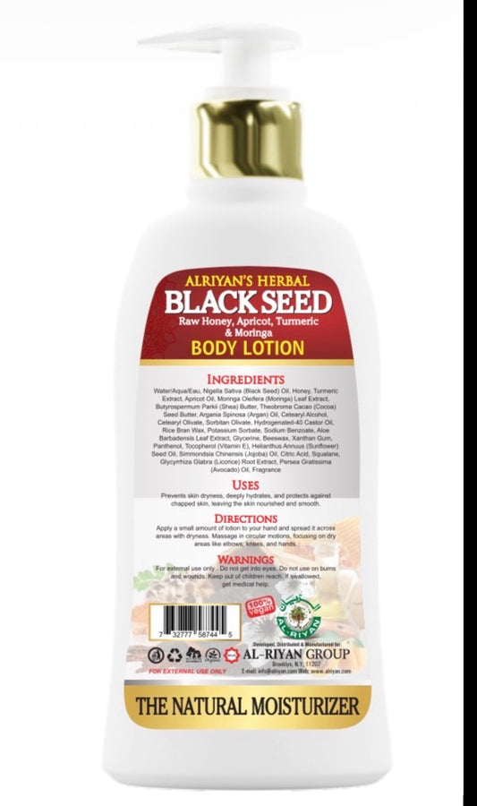 Black Seed Herbal Body Lotion – Nourishing & Restoring Hydration