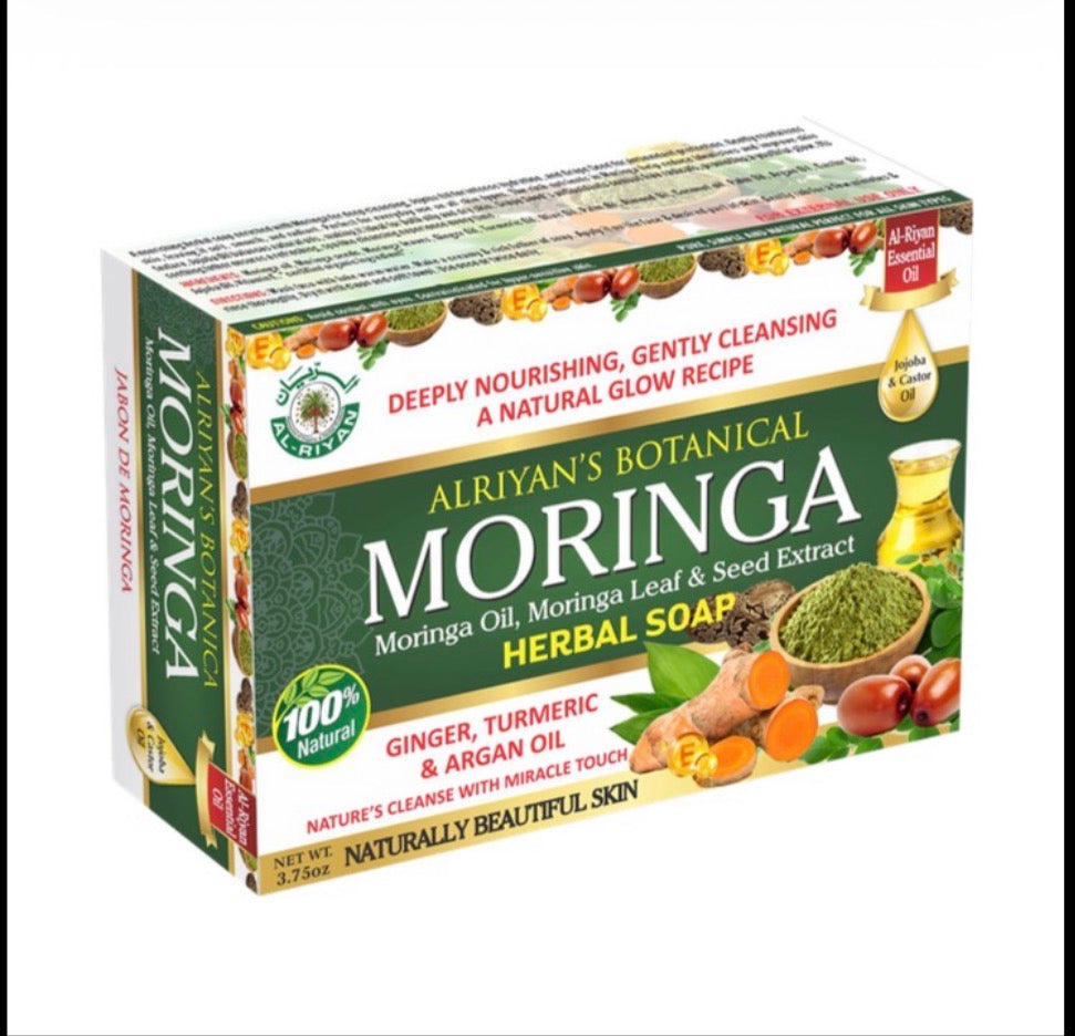 Moringa Herbal Soap – Nourishing & Revitalizing Skin Cleanser (3.75oz)