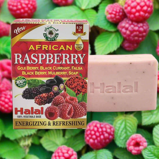 African Raspberry Halal Soap - 6.3 OZ