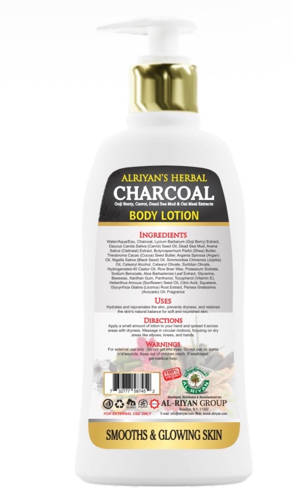 Charcoal Detox Body Lotion – Purifying & Deep Hydration