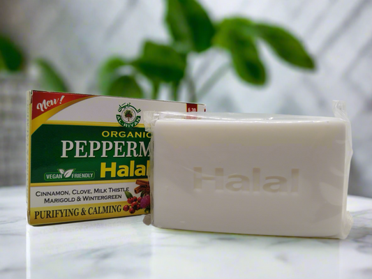 Halal peppermint soap 6.3oz