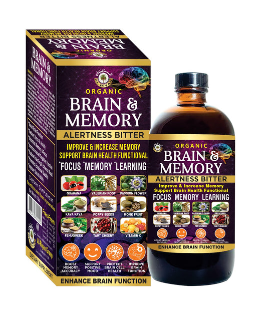 Brain and Memory Alertness Bitter                                                              (Mental Clarity & Herbal Cleanse)