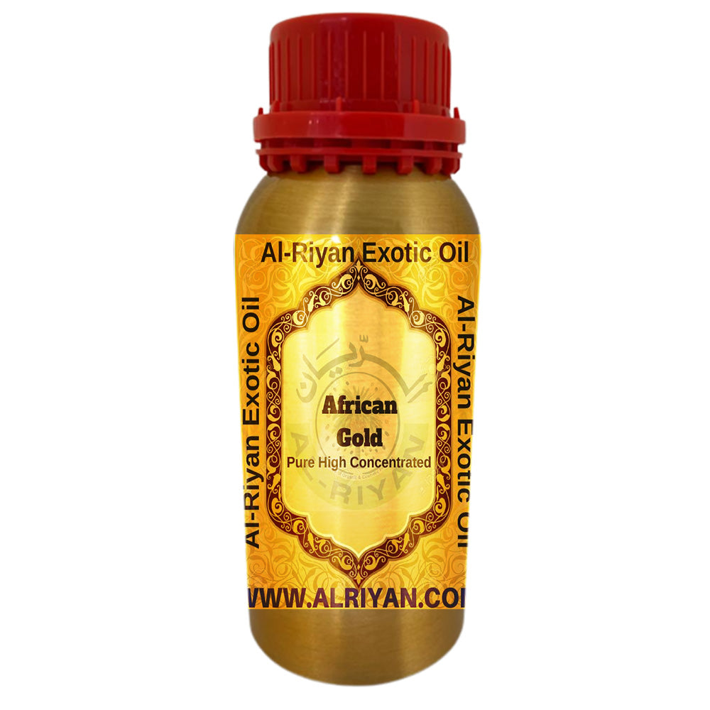 AFRICAN GOLD IMPORTED HIGH CONCENTRATED PERFUME OIL - 1/3 OZN