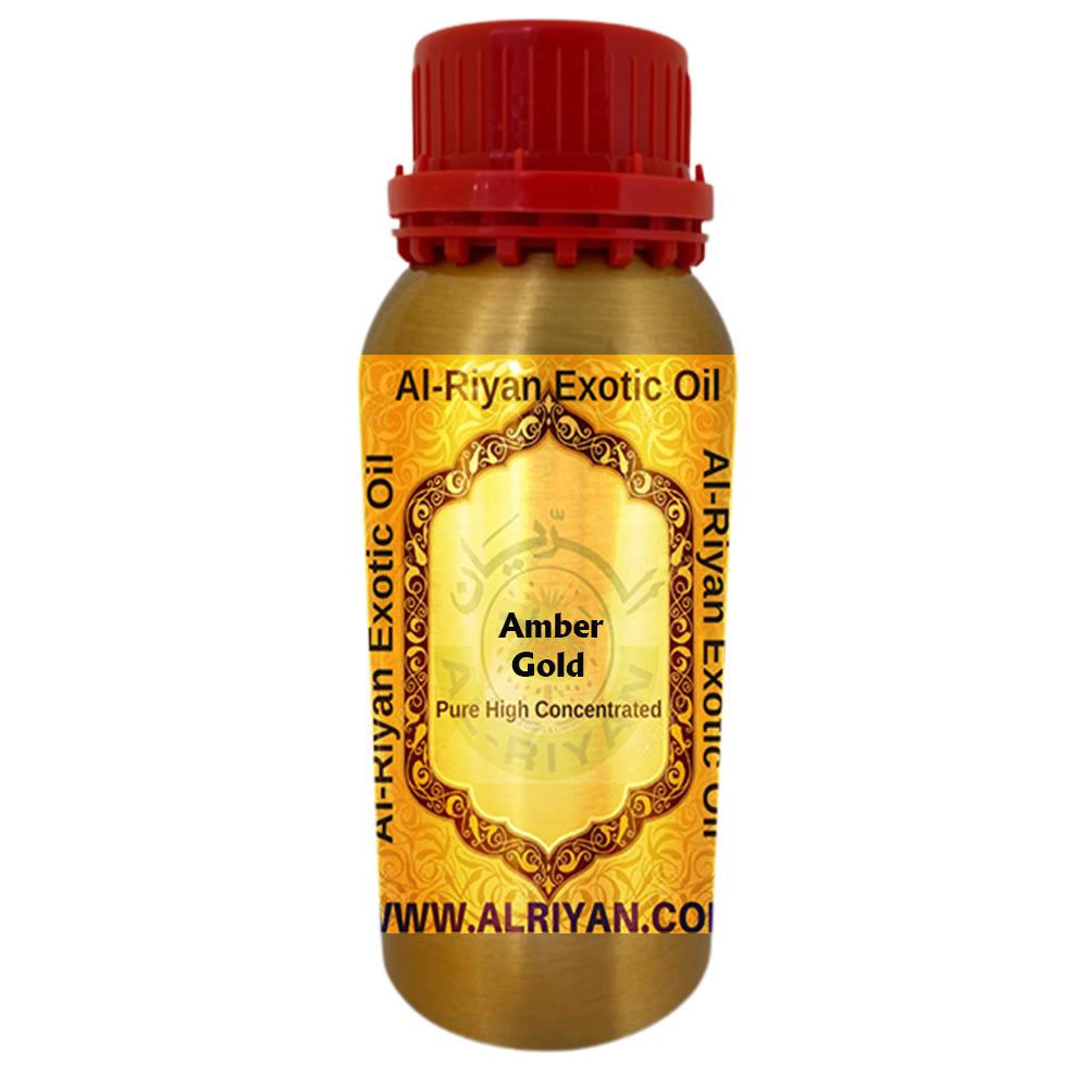 AMBER GOLD IMPORTED HIGH CONCENTRATED PERFUME OIL - 1/3 OZN