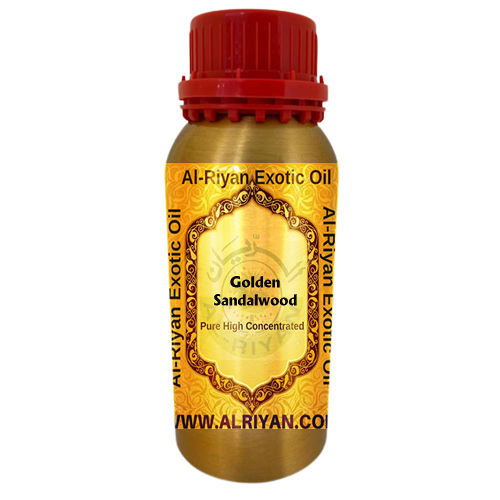 GOLDEN SANDALWOOD IMPORTED HIGH CONCENTRATED PERFUME OIL - 1/3 OZN
