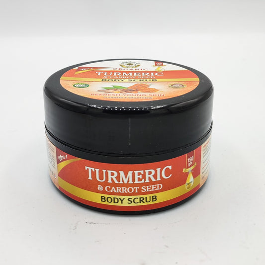 Turmeric & Carrot Seed Face & Body Scrub