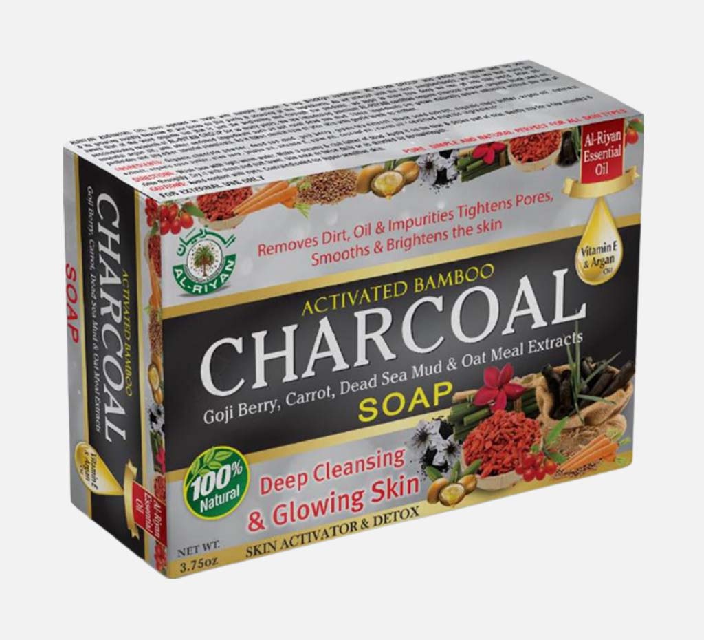100% ORGANIC CHARCOAL SOAP