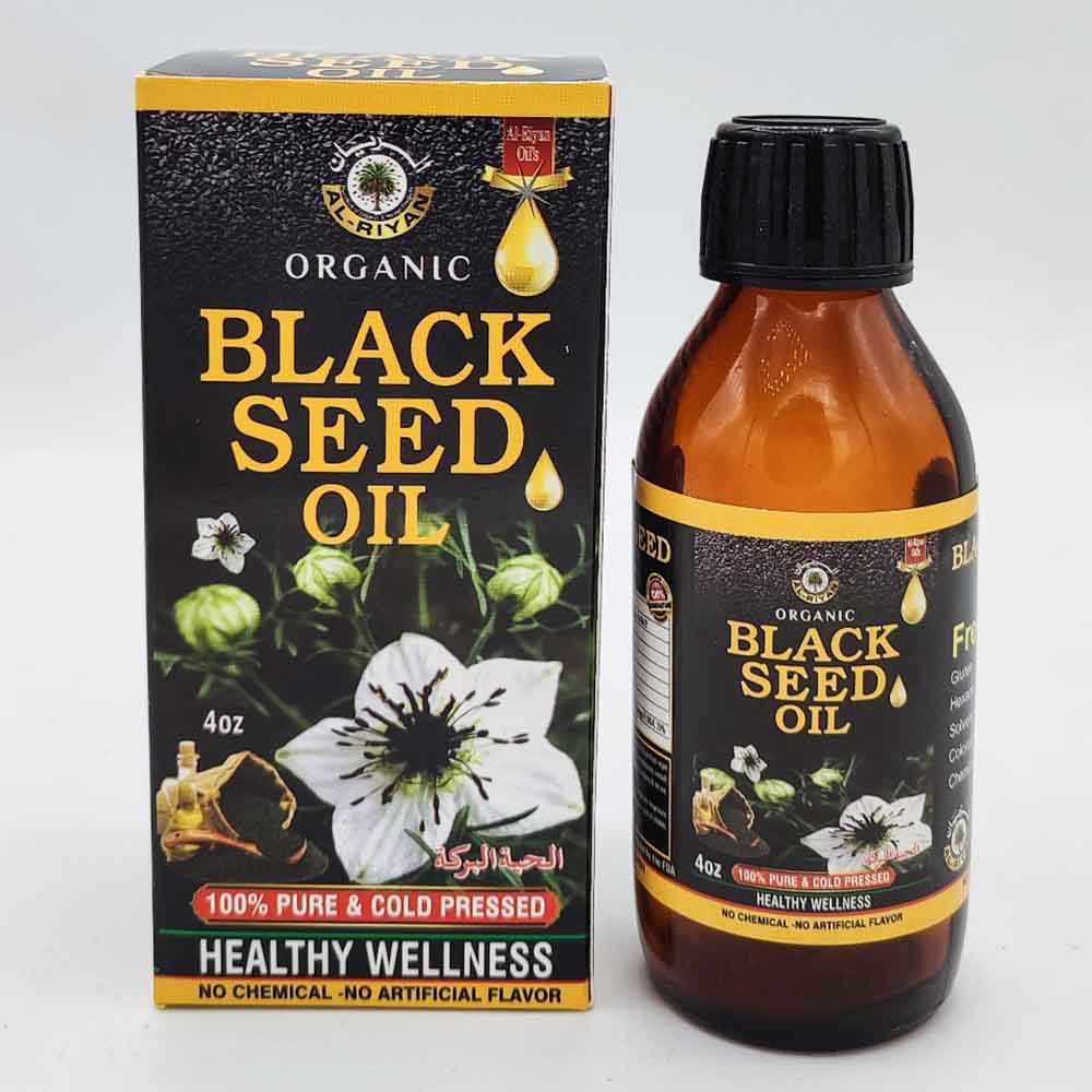 100% PURE COLD PRESSED ORGANIC BLACK SEED OIL