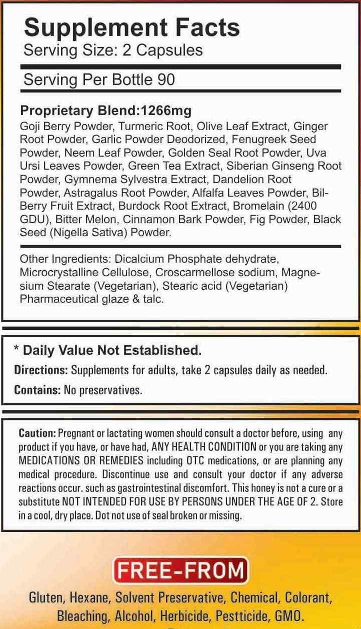 DIABETIC CARE VEGETARIAN CAPSULES