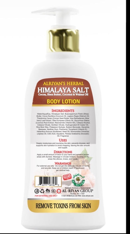 Himalayan Salt Mineral Body Lotion – Revitalizing & Deep Hydration