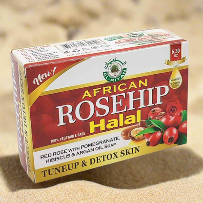 African Rosehip Halal Soap - 6.3 OZ
