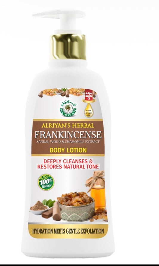 Frankincense Herbal Body Lotion – Skin Revitalizing & Deep Hydration