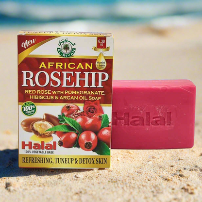 African Rosehip Halal Soap - 6.3 OZ