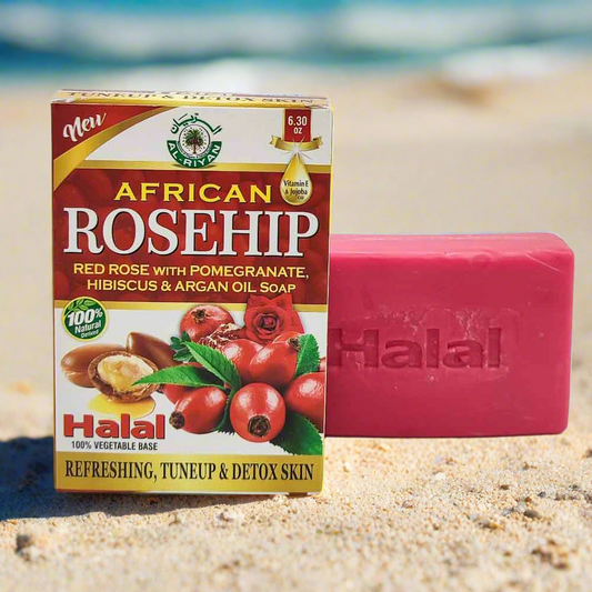 African Rosehip Halal Soap - 6.3 OZ