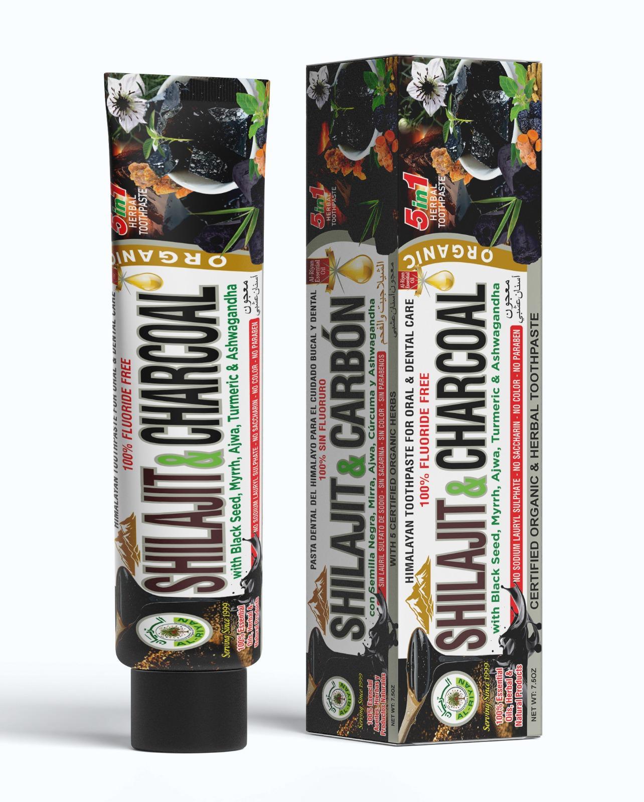 Shalajit & charcoal Thoothpaste
