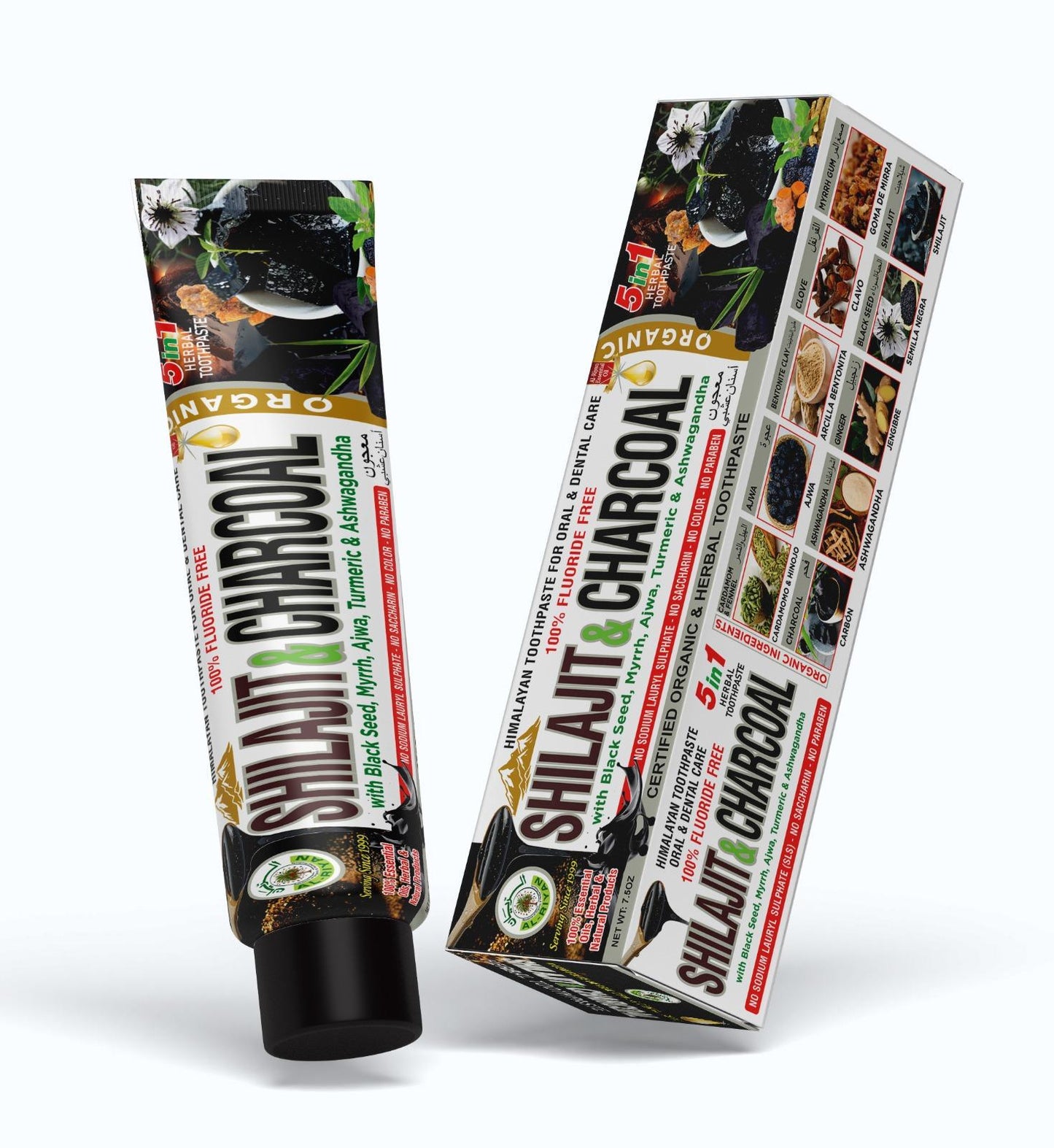 Shalajit & charcoal Thoothpaste