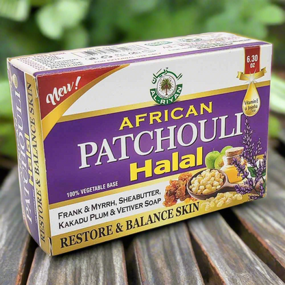 African Patchouli Halal Soap - 6.3 OZ