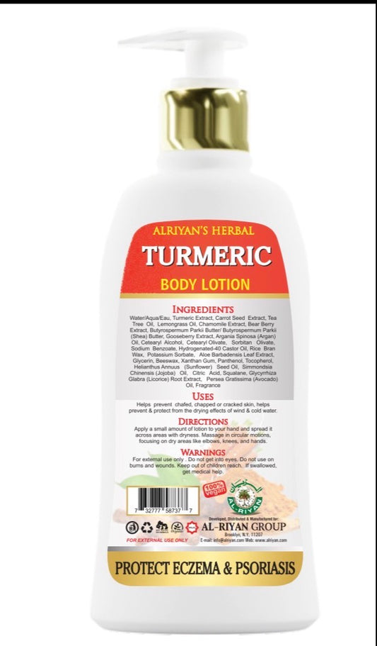AL-RIYAN Golden Glow Turmeric Luxury Lotion