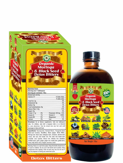 Black Seed Moringa Bitters