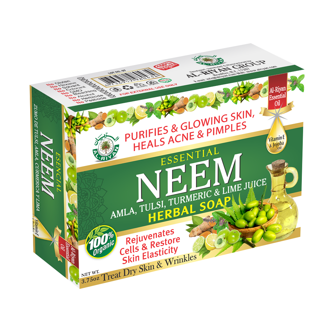 100% Natural Neem Herbal soap