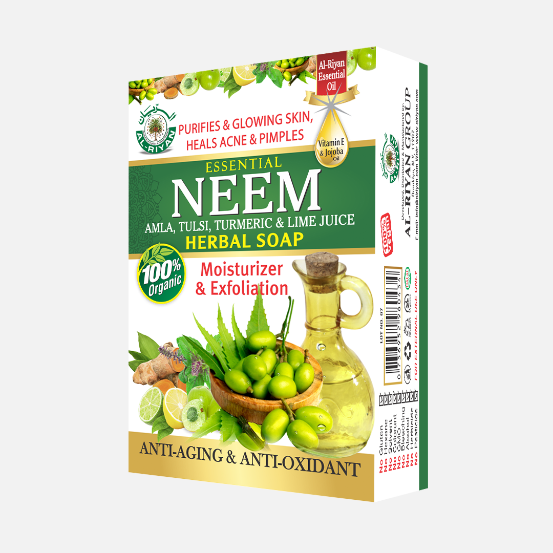 100% Natural Neem Herbal soap