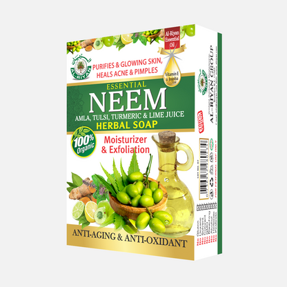 100% Natural Neem Herbal soap