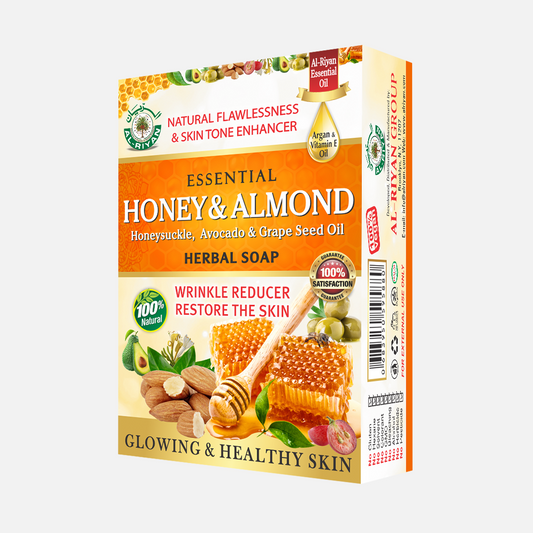 100% Natural Honey & Almond Herbal Soap