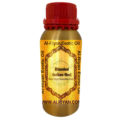 BLENDED INDIAN OUD IMPORTED HIGH CONCENTRATED PERFUME OIL - 1/3 OZN