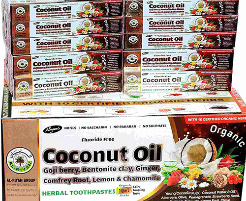 COCONUT OIL TOOTHPASTE  (72 pcs)