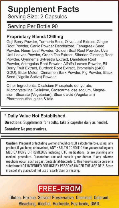 DIABETIC CARE VEGETARIAN CAPSULES