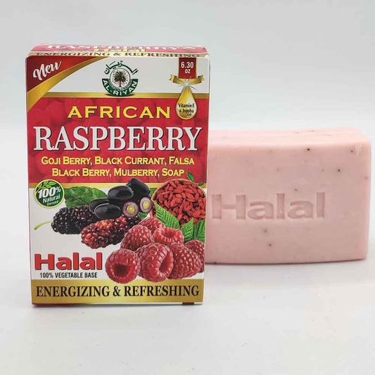 African Raspberry Halal Soap - 6.3 OZ