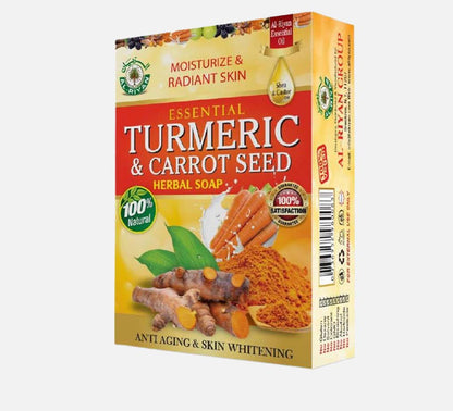 Essential Turmeric & Carrot Seed Herbal Soap
